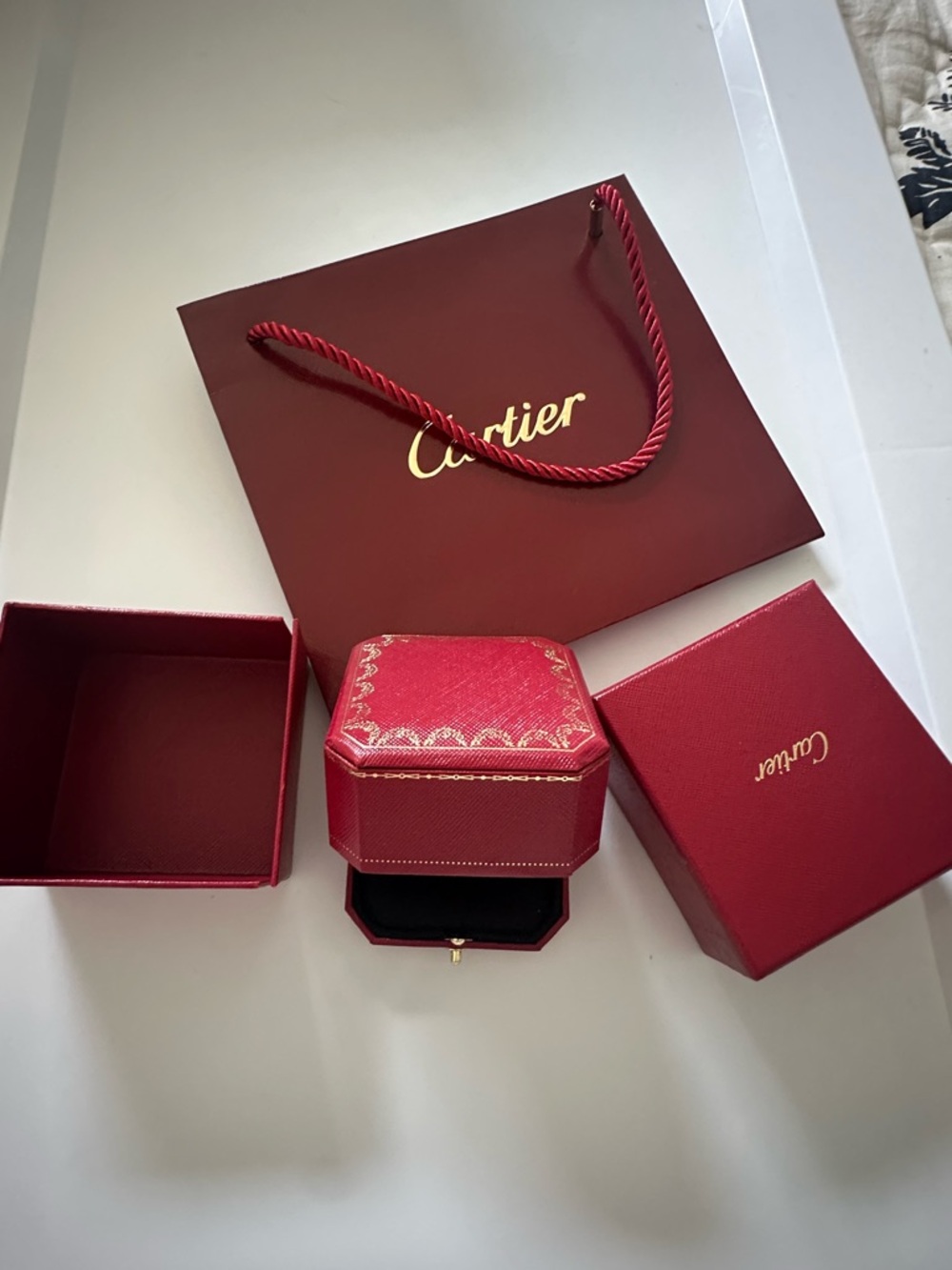 Cartier Full Set box from ring